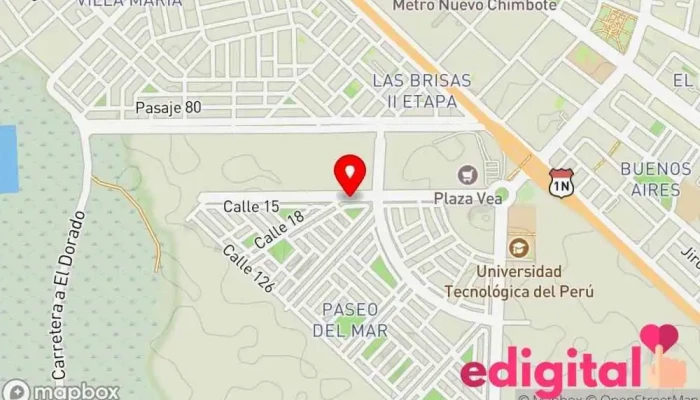 mapa de Farmacia Farmadech Perú Farmacia en Nuevo Chimbote