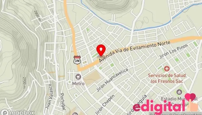 mapa de Farmacia Fuente De Vida Farmacia en Cajamarca