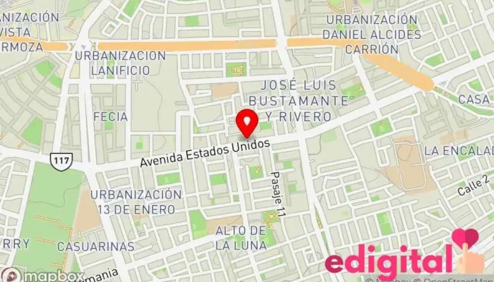 mapa de Farmacia Global & Medical Farmacia en Arequipa