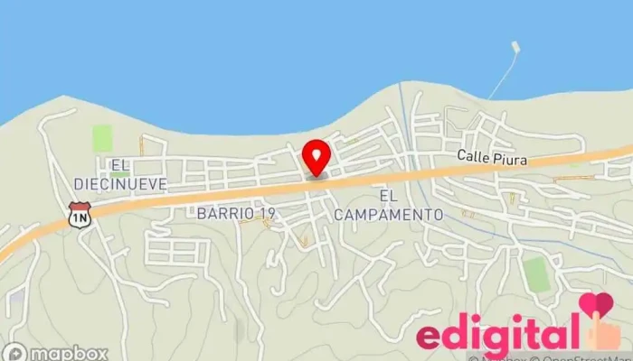 mapa de Farmacia Jasti Farma Farmacia en Caleta Cruz