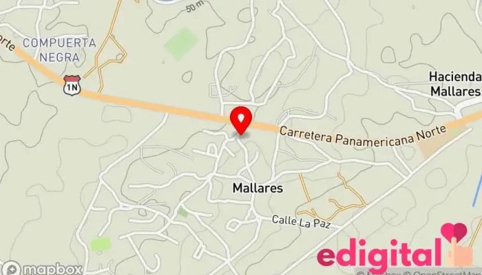 mapa de Farmacia jhonfarma e inversiones AG&L Farmacia en MALLARES