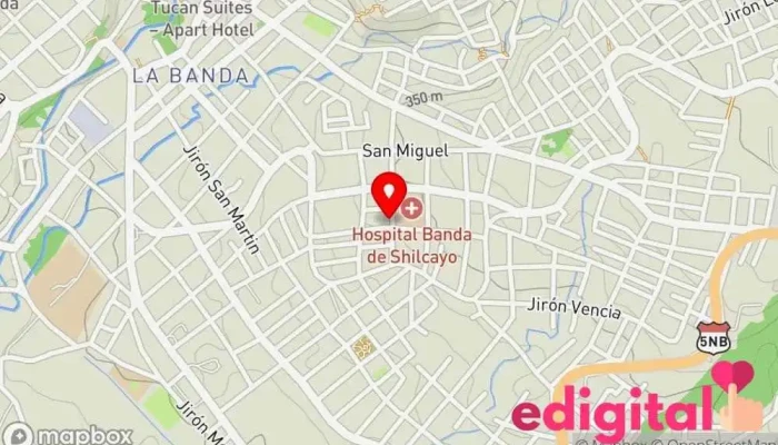 mapa de Farmacia las Mercedes jr. pajaten 434 - Banda de Shilcayo Farmacia en Tarapoto