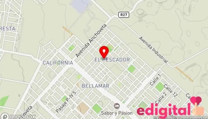 mapa de Farmacia Lts Farma Farmacia en Nuevo Chimbote