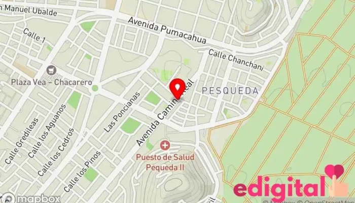 mapa de FARMACIA LUJAN Farmacia en Trujillo