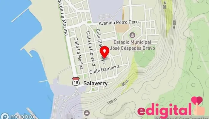 mapa de Farmacia Lumefar Farmacia en Salaverry