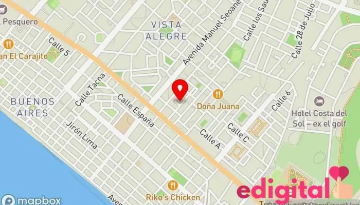 mapa de Farmacia Luz-Farma Farmacia en Víctor Larco Herrera