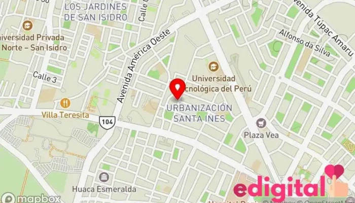 mapa de Farmacia Luz & Salud Farmacia en Trujillo