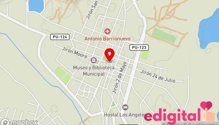 mapa de Farmacia Farmacia en Lampa