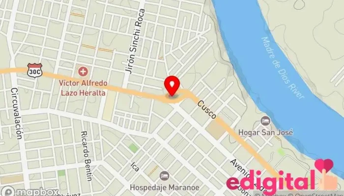 mapa de farmacia Farmacia en Puerto Maldonado