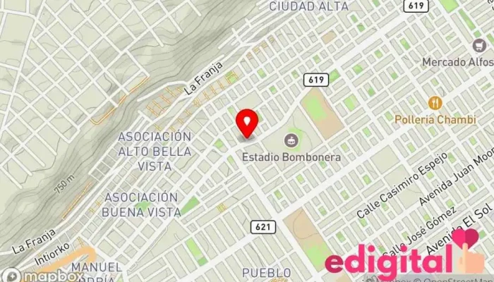 mapa de Farmacia Médico en Tacna