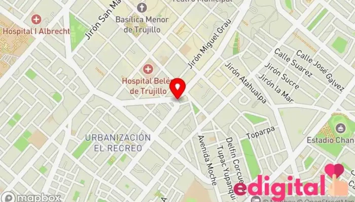 mapa de Farmacia Marisabel Farmacia en Trujillo