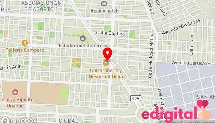 mapa de FARMACIA MASSALUD A&S Farmacia en Tacna