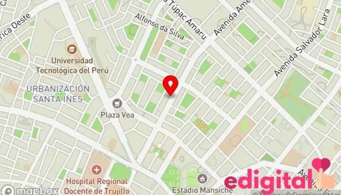 mapa de Farmacia Medellín Farmacia en Trujillo