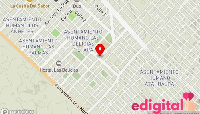 mapa de FARMACIA MED&FARMA Farmacia en Nuevo Chimbote