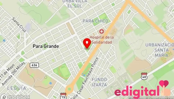mapa de FARMACIA MEDI - FARMA Farmacia en Tacna