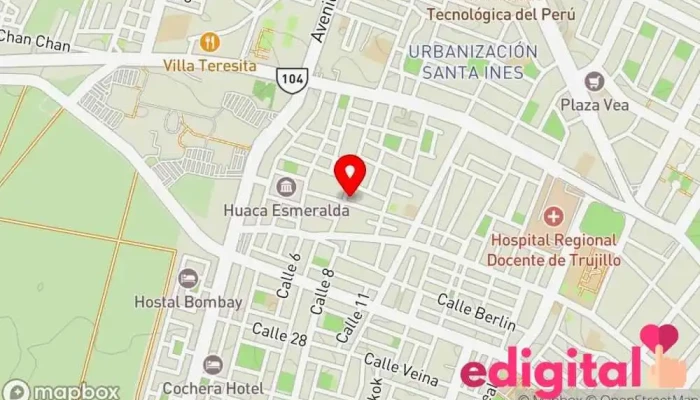 mapa de Farmacia Mi Salvador Farmacia en Trujillo