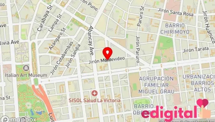 mapa de Farmacia MONTEVIDEO Farmacia en Lima