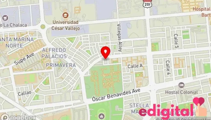 mapa de Farmacia Pharmapress Farmacia en Callao