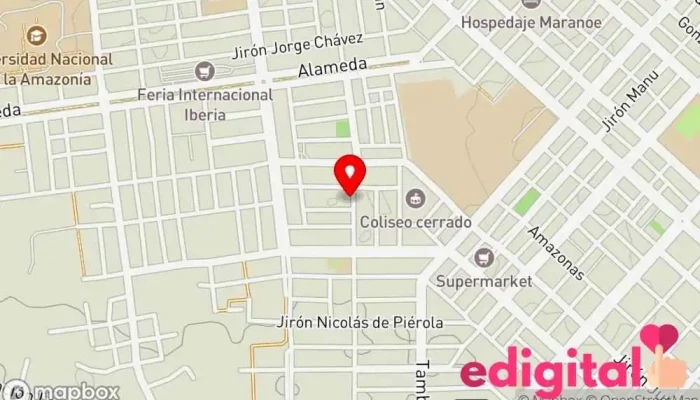 mapa de FARMACIA Pharmawasi S.A.C. Farmacia en Puerto Maldonado