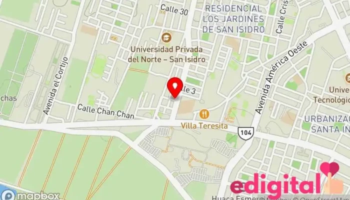 mapa de Farmacia PLUSS Farmacia en Trujillo
