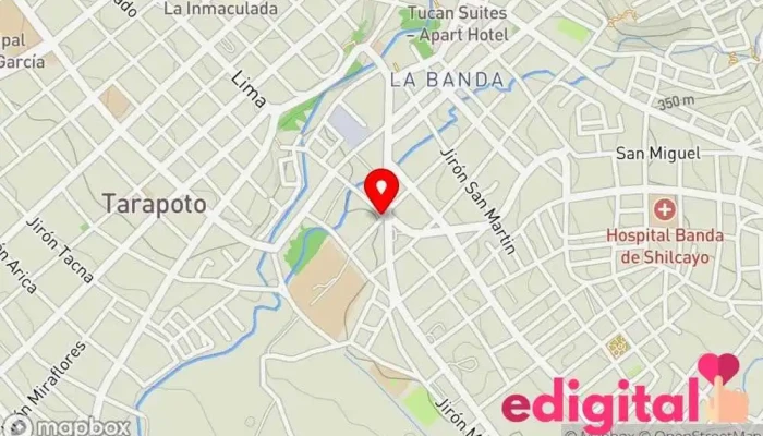 mapa de Farmacia QF Arcángel-La Banda de Shilcayo Farmacia en Tarapoto