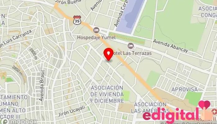mapa de FARMACIA QFB Farmacia en Ayacucho