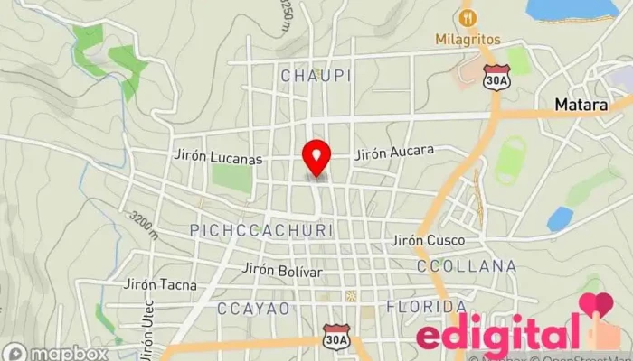 mapa de FARMACIA QORY MEDIC Farmacia en Puquío