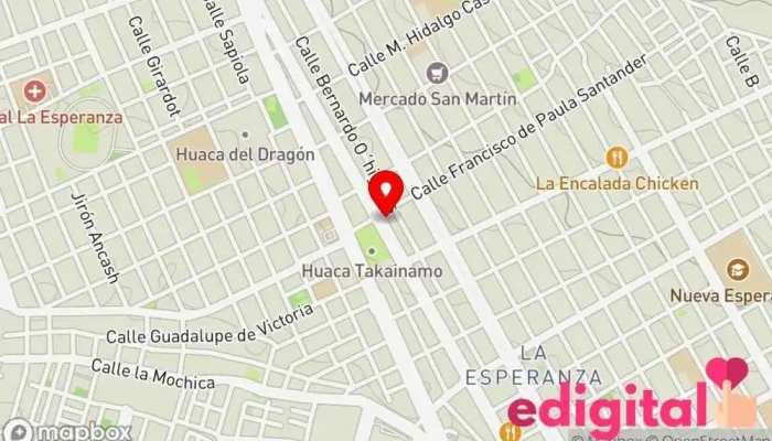 mapa de Farmacia Regina Farmacia en Trujillo
