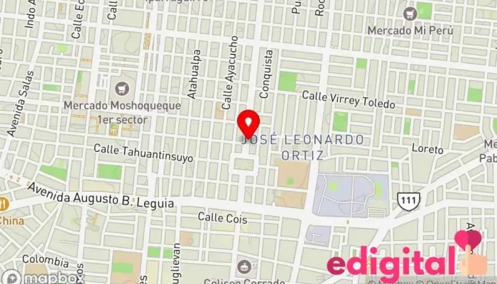 mapa de Farmacia Renacer Farmacia en José Leonardo Ortiz