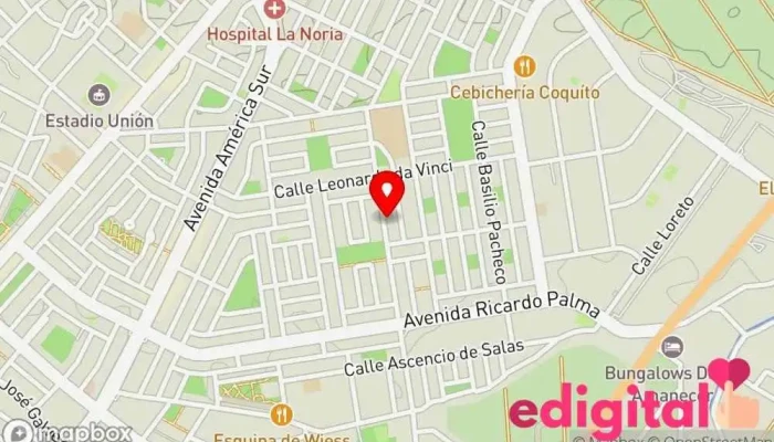 mapa de Farmacia Rosmelu Farmacia en Trujillo