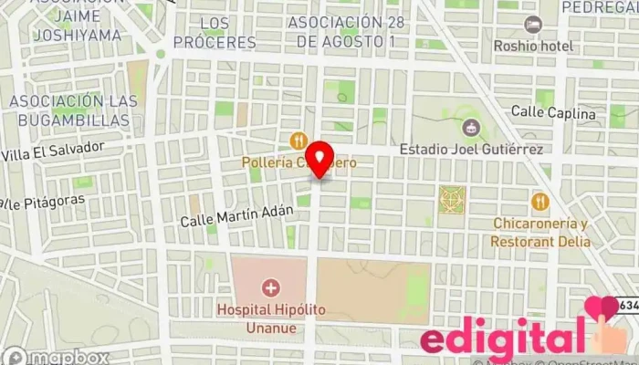 mapa de Farmacia San Jose Farmacia en Tacna