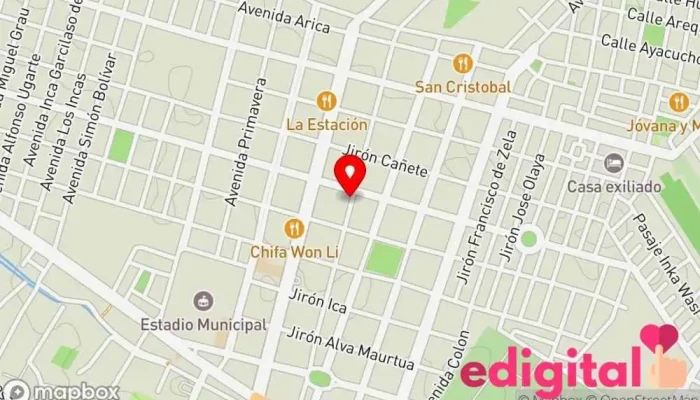 mapa de Farmacia Sebcomedic Farmacia en Av. San Martin