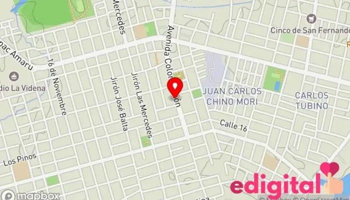 mapa de Farmacia SEKAFAR Farmacia en Pucallpa