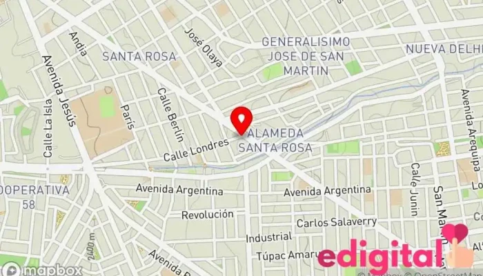 mapa de Farmacia Siloé Farmacia en Mariano Melgar