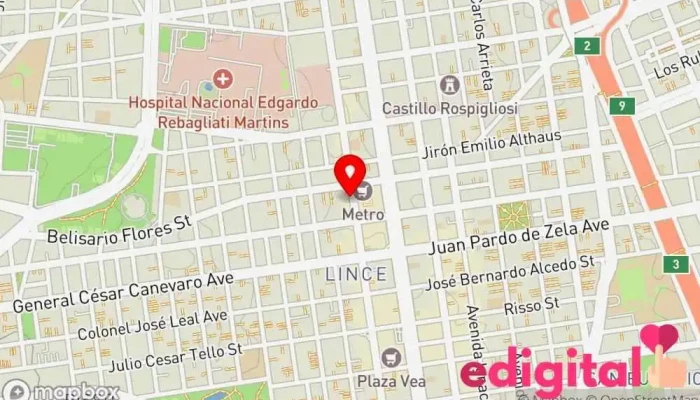 mapa de Farmacia Solupharma Farmacia en Lince