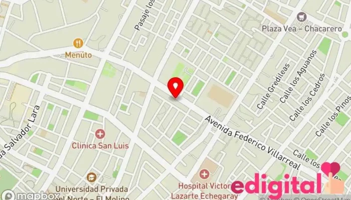 mapa de Farmacia Sta Elena Farmacia en Trujillo