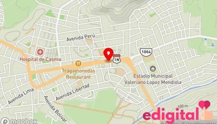 mapa de Farmacia SUSAN Farmacia en Casma