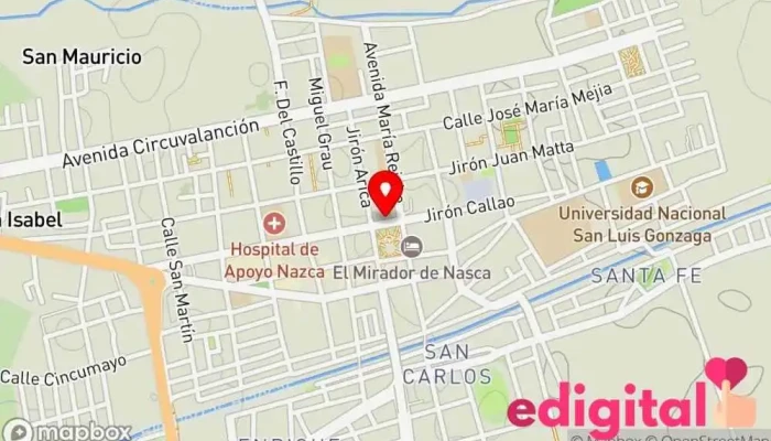 mapa de Farmacia Valeria Farmacia en Nasca