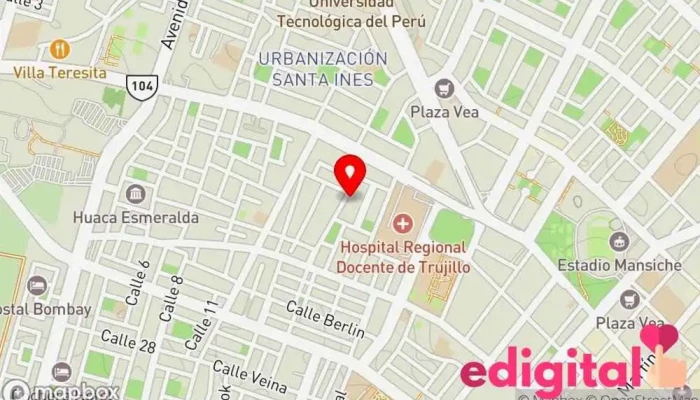 mapa de Farmacia Velezmoro's Farmacia en Trujillo