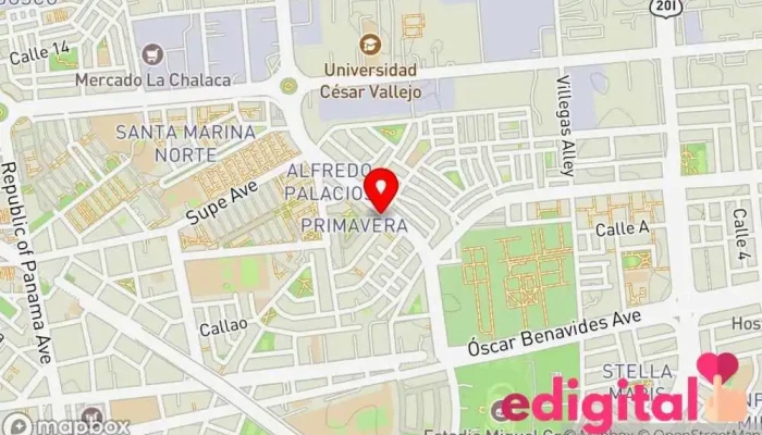 mapa de Farmacia Yuto Farmacia en Callao