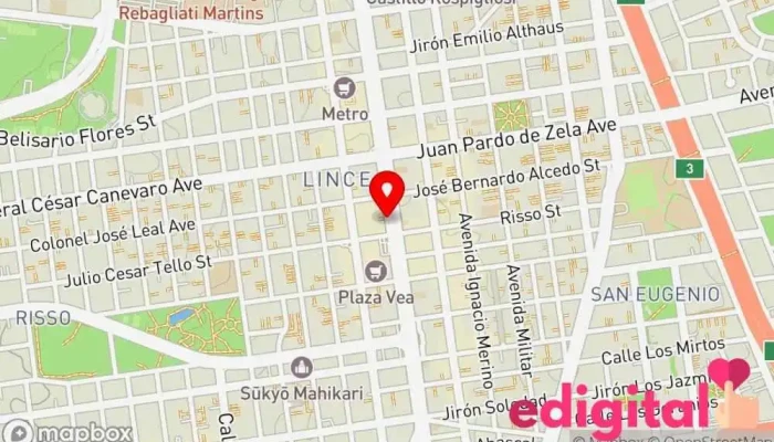 mapa de Farmacias Lider Farmacia en Lince