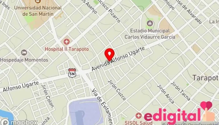 mapa de farmaciasanjose Compañía farmacéutica en Tarapoto