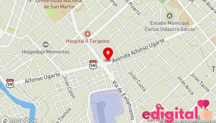 mapa de Farmahorro Farmacia en Tarapoto