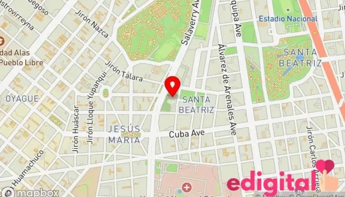 mapa de FarmaMinsa Digemid - Jesús María Farmacia en Jesús María