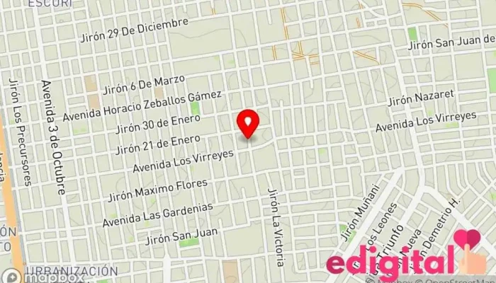 mapa de Farmasur Farmacia en Juliaca