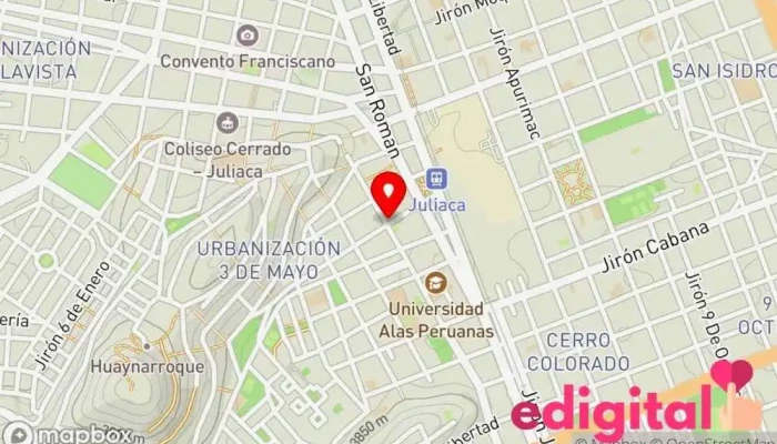 mapa de Farmic San Roman Farmacia en Juliaca