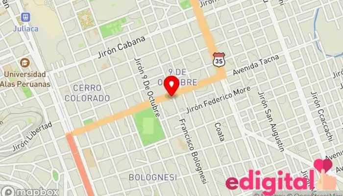 mapa de Fs Farmacia Surco Farmacia en Juliaca