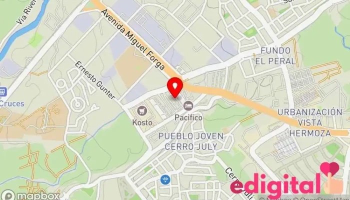 mapa de Golden xpress Servicio de transporte en Jacobo Hunter