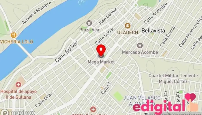 mapa de HAPPY PET Farmacia veterinaria en Sullana
