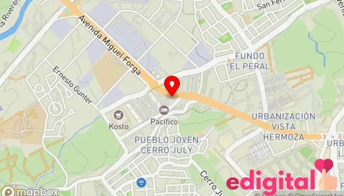 mapa de Hostal Terminal Albergue en Cercado De Arequipa